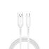 WiWU Wi-C042E A-C 2.4A Charging Cable USB - A to Type - C Data Transfer Cable 1M - White